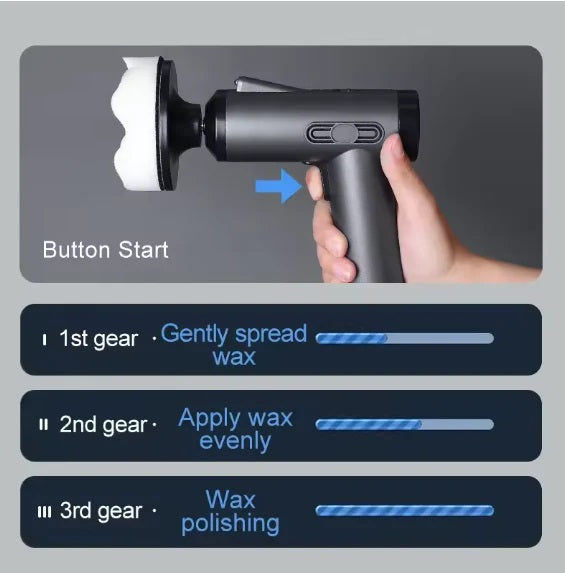 جهاز تلميع وإصلاح خدوش السيارات اللاسلكي | Wireless Car Waxing Polishing Scratch Repairer